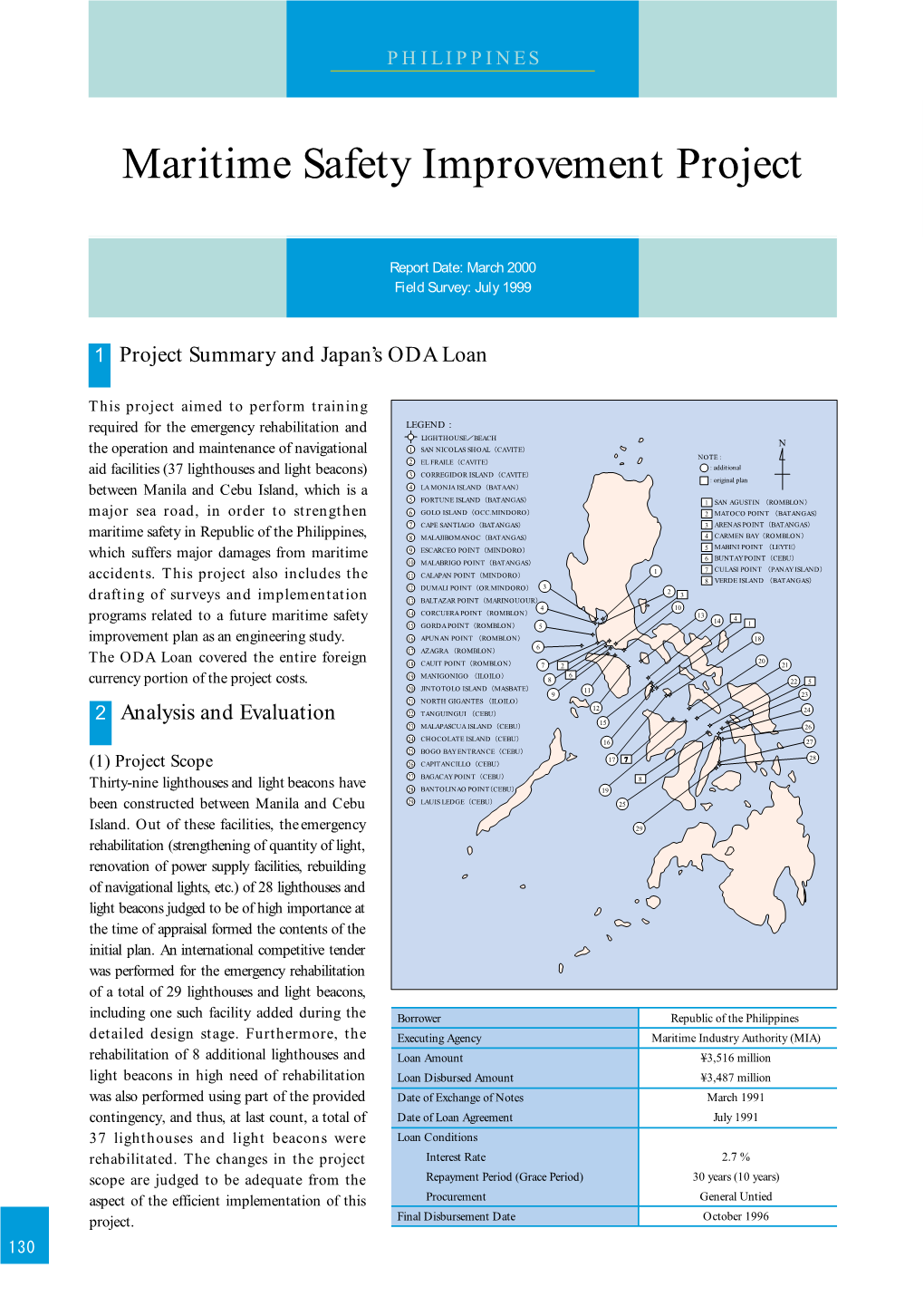 Maritime Safety Improvement Project