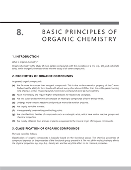 Basic Principles of Organic Chemistry