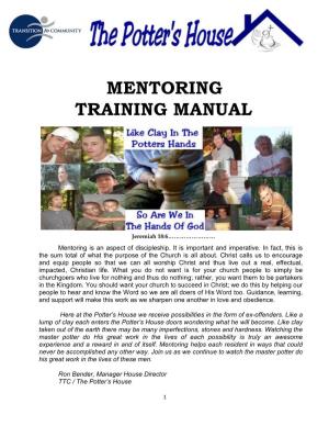 Mentoring Training Manual