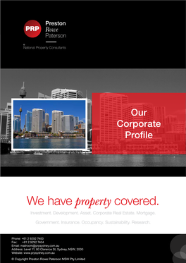 We Have Property Covered. Investment