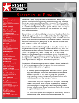 Statement of Principles