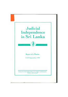 Judicial Independence in Sri Lanka