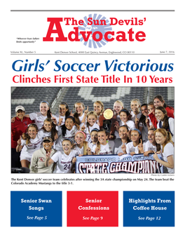 Girls' Soccer Victorious