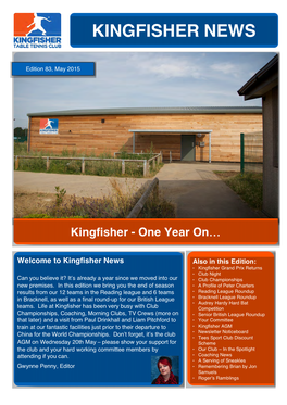 Kingfisher News Edition 83
