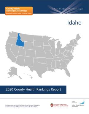 2020 Idaho County Health Rankings