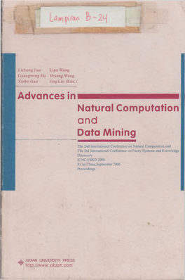 Advances in Natural Computation Data Mining