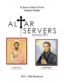 St James Altar Server Handbook 2019-2020