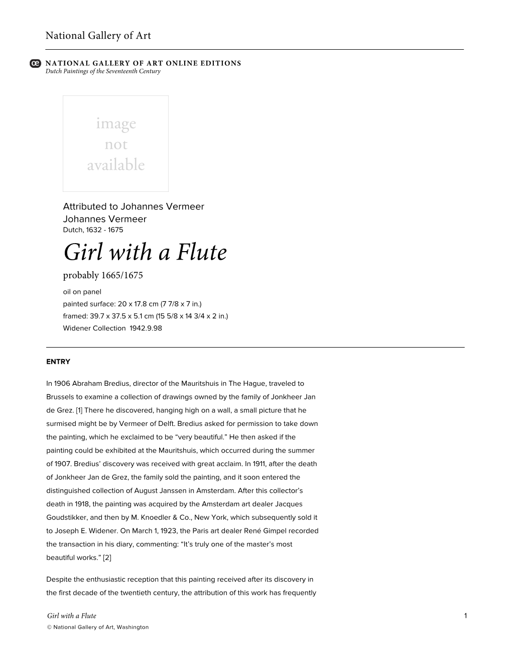 Girl with a Flute