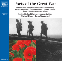 Poets of the Great War Booklet