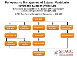 Perioperative Management of External Ventricular and Lumbar Drain