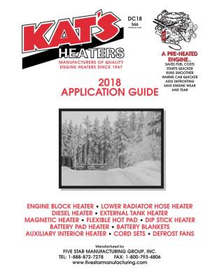 2018 Application Guide