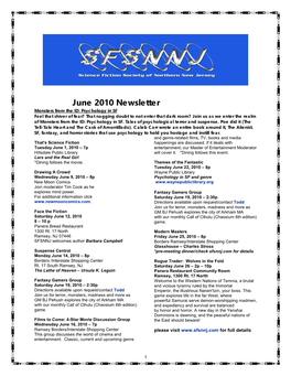 ___June 2010 Newsletter