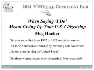 Meant Giving up Your US Citizenship