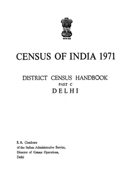 Departmental Statistics and Full Count Census Tables, Part X-C, Series