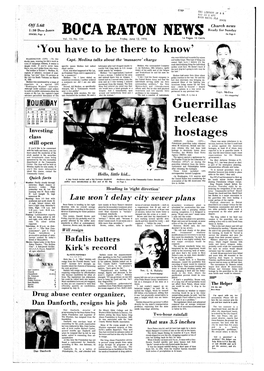 Guerrillas Release Hostages