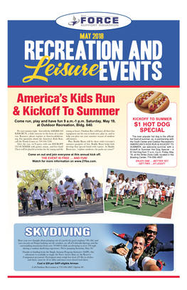 America's Kids Run & Kickoff to Summer