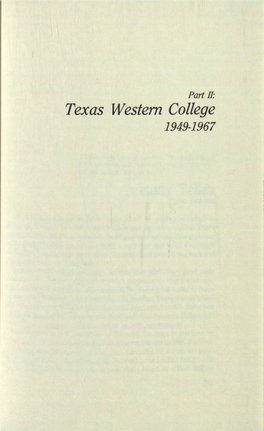 Texas Western College 1949-1967 Fernando Valenzuela Said It
