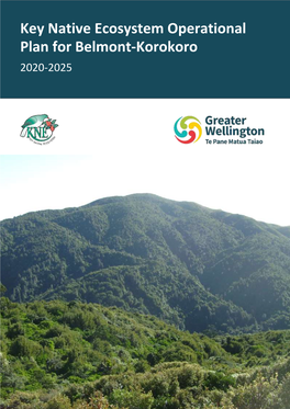 Key Native Ecosystem Operational Plan for Belmont-Korokoro 2020-2025