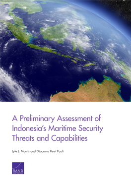 A Preliminary Assessment of Indonesia's Maritime Security