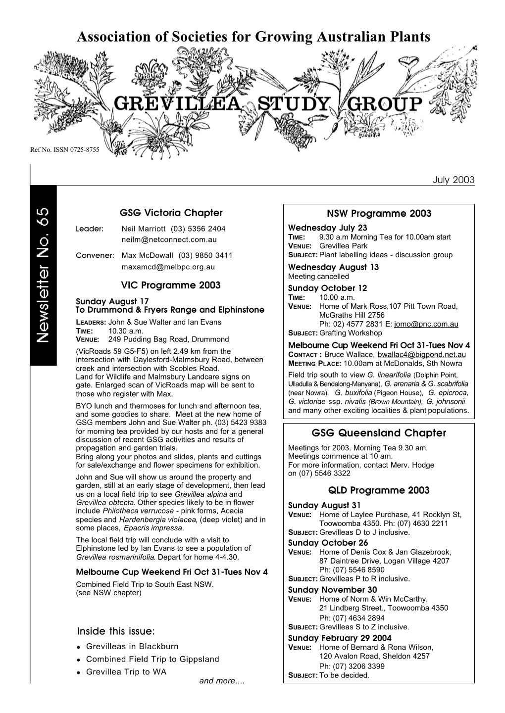 Association of Societies for Growing Australian Plants