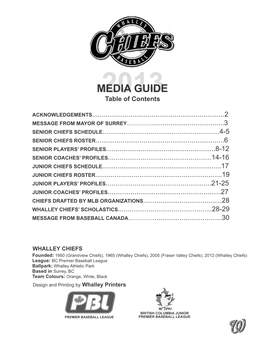 Chiefs Media Guide 2013