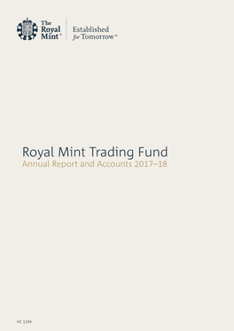 Royal Mint Trading Fund Annual Report and Accounts 2017–18