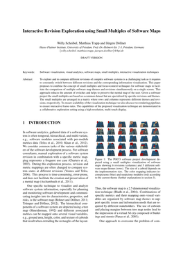 Interactive Revision Exploration Using Small Multiples of Software Maps