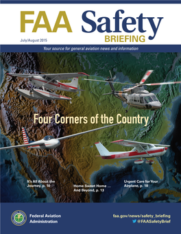 FAA Safety Briefing July August 2015: Four Corners of the Country