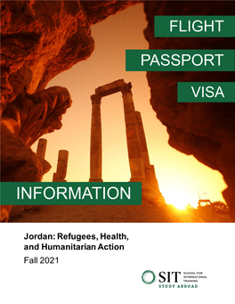 Flight, Passport & Visa Information