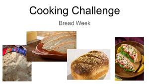 Cooking Challenge Bread Week Pdf File