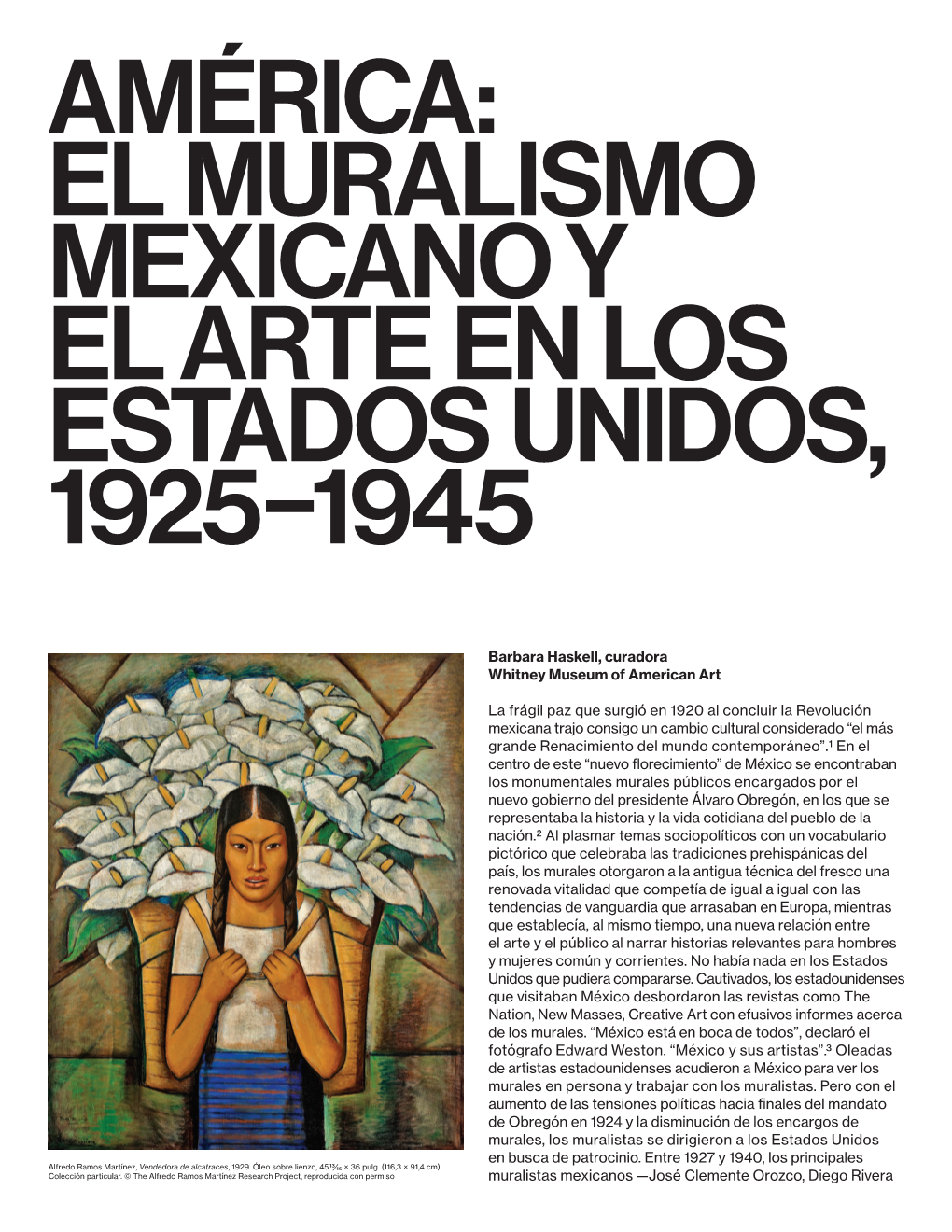 El Muralismo Mexicano Y El Arte En Los Estados Unidos Docslib