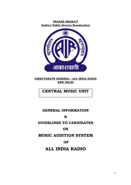 All India Radio New Delhi