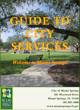 2016 Miami Springs Guide to City Services