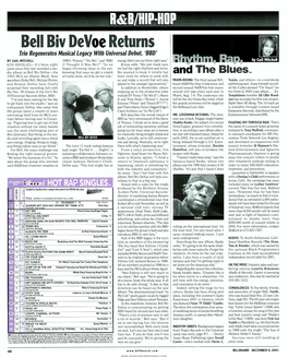 Bell Biv Devoe Returns Trio Regenerates Musical Legacy with Universal Debut, `BBD'