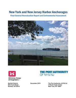 New York and New Jersey Harbor Anchorages Final General Reevaluation Report and Environmental Assessment