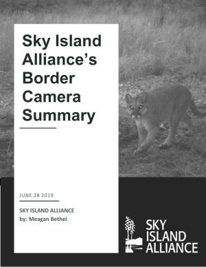 SIA Border Cameras Report