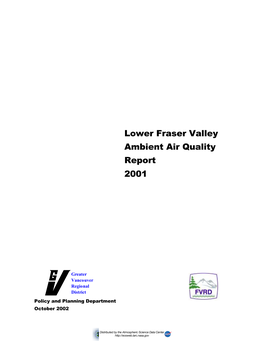 Lower Fraser Valley Ambient Air Quality Report 2001