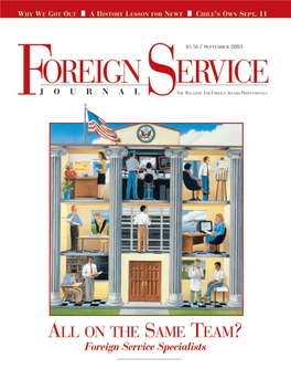 The Foreign Service Journal, September 2003