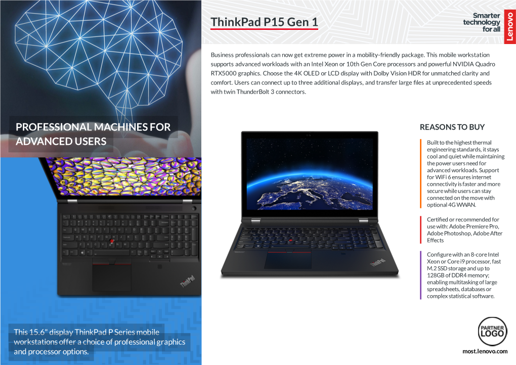 Lenovo Thinkpad P15 Gen 1