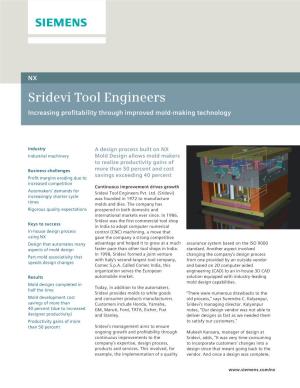Sridevi Tool Engineers Case Study