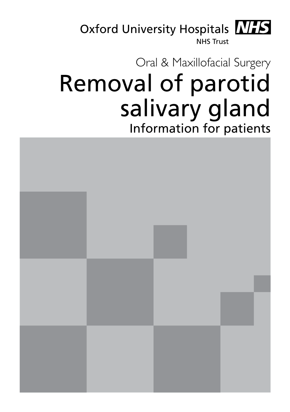 Oral & Maxillofacial Surgery Removal of Parotid Salivary Gland