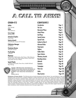 A Call to Arms Is the Game of Space Combat in the Universe of Babylon 5