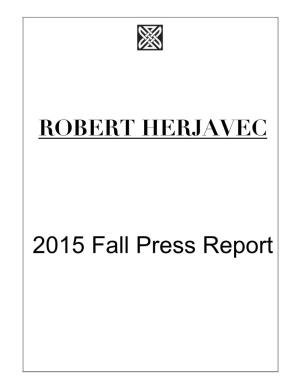2015 Fall Press Report