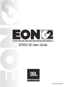EON10 G2 User Guide