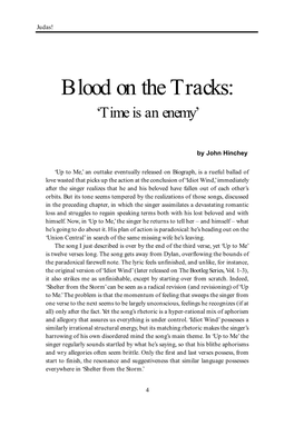 Blood on the Tracks: ‘Time Is an Enemy’