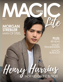 MORGAN STREBLER Lite MAN of STEEL PLUS: REVIEWS MAGIC FRANKENSTEIN MAGIC BURNOUT