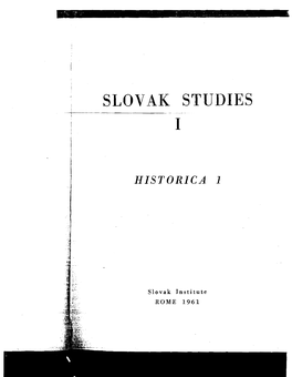 Slovak Studies