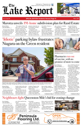 Parking Bylaw Frustrates Niagara on the Green Resident