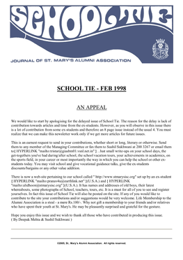 School Tie - Feb 1998