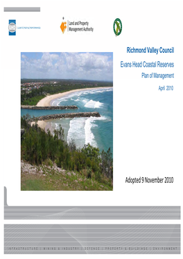 Evans Head Coastal Reserves Plan of Management